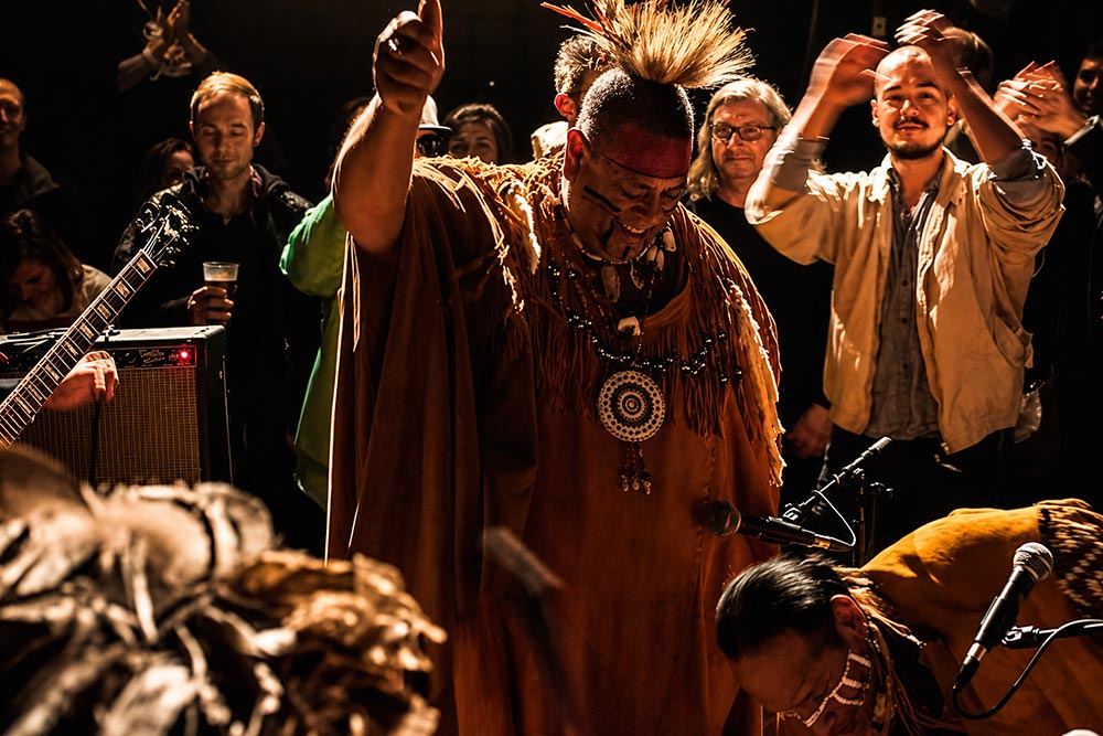 Preserving Indigenous Culture Through Community and Tradition Indigenous community members participating in a cultural gathering celebrating Native traditions, heritage, and shared history.